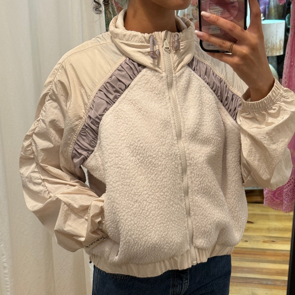 Free People Movement Amelia Zip Up Fleece - Rose/Pink